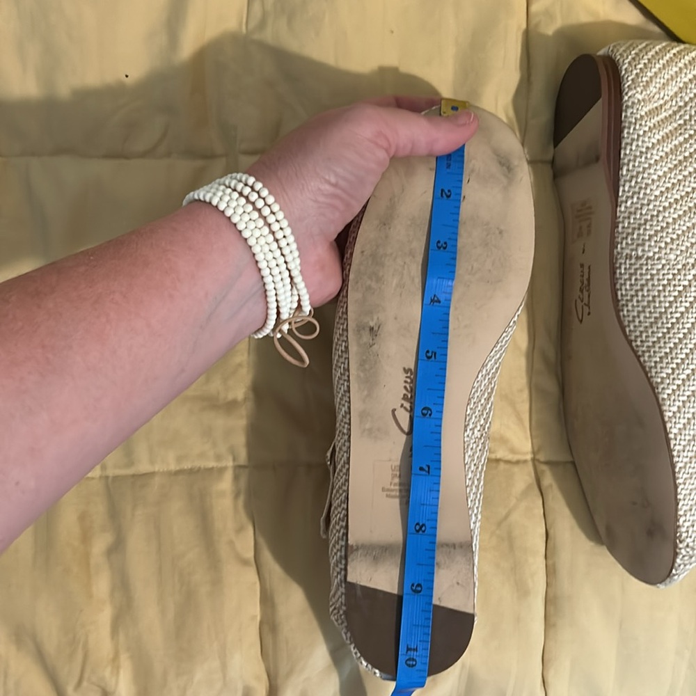 Kuri ballet flats size 9 vanilla bean - Picture 5 of 11
